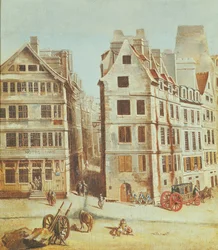 O Cabaré &39;A l&39;Image Notre-Dame&39;, Place de Greve, em 1751